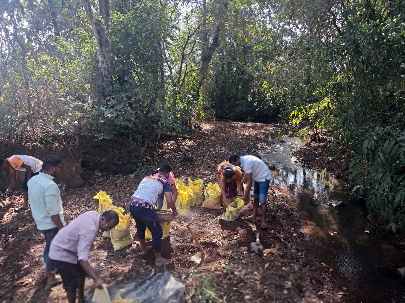बंधारा बांधकाम